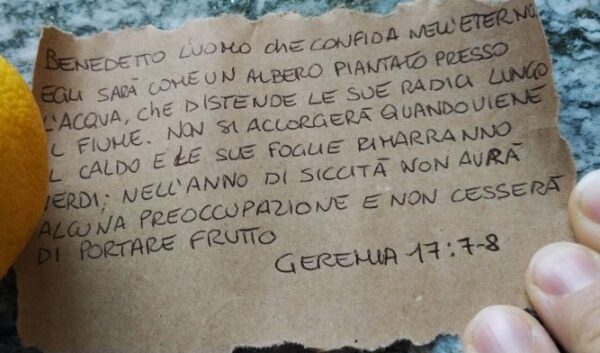 Albero in filo di rame su supporto in legno - immagine 2